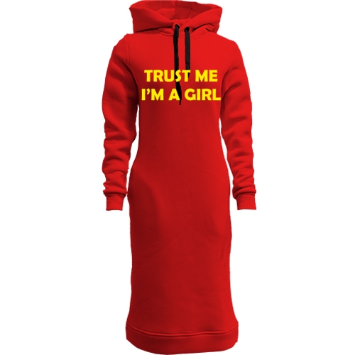 Жіноча толстовка-плаття Trust Me I`m A Girl